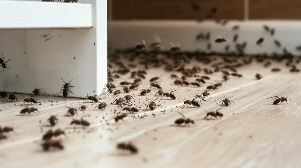 Ant colony in home